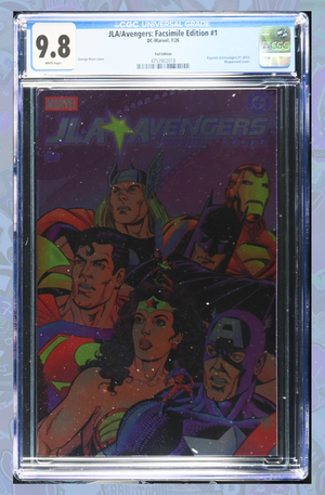 JLA/Avengers #1 Facsimile Edition Foil Wraparound Variant | CGC 9.8