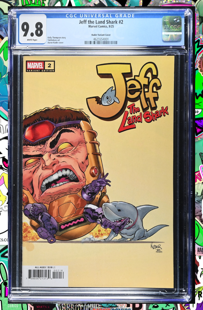 Jeff The Land Shark #2 | 1:25 Ratio Variant | CGC 9.8
