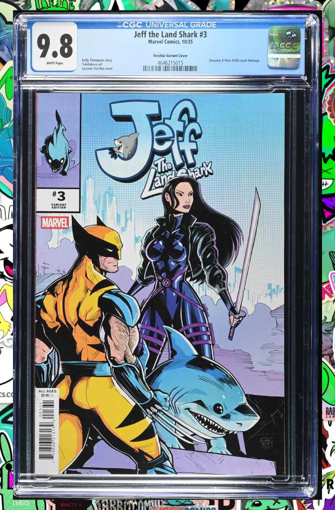 Jeff The Land Shark #3 Luciano Vecchio Variant | CGC 9.8