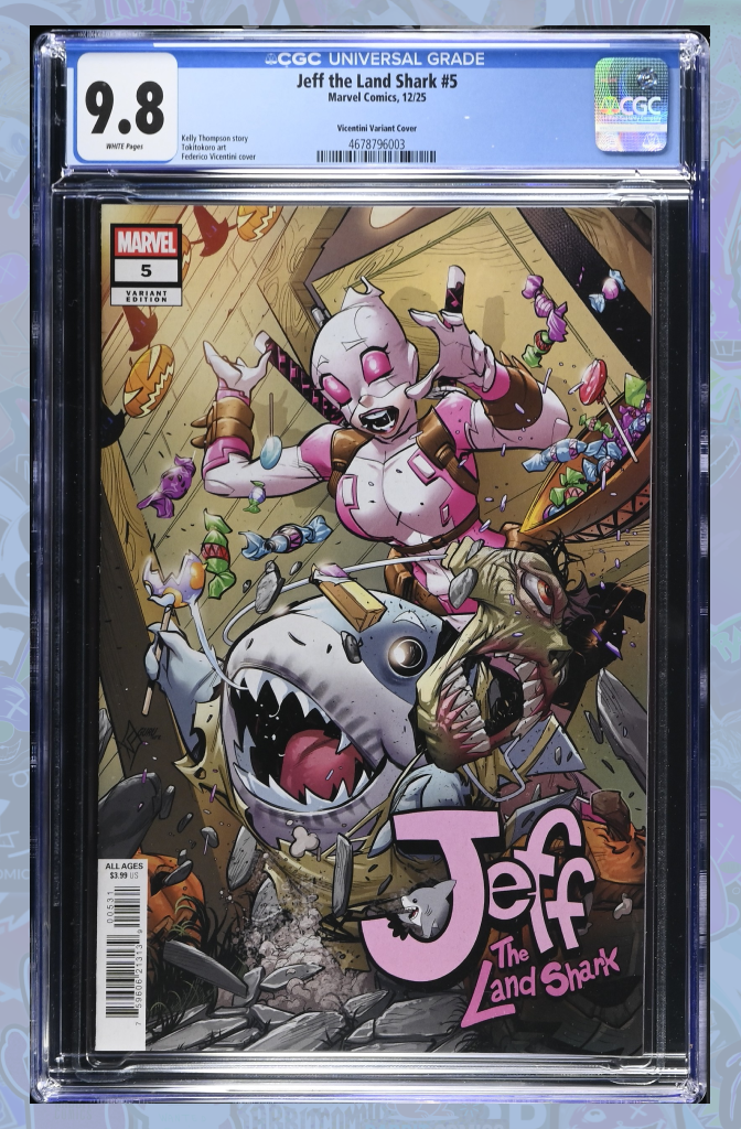 Jeff The Land Shark #5 Federico Vincentini Variant | CGC 9.8