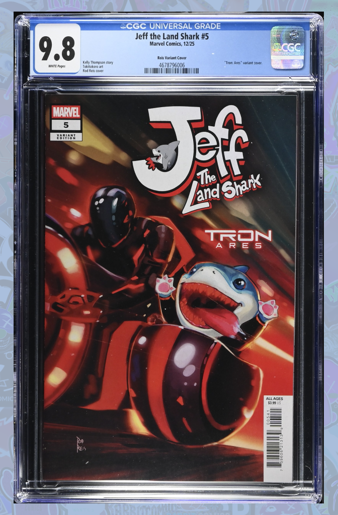 Jeff The Land Shark #5 Rod Reis Tron: Ares Variant | CGC 9.8