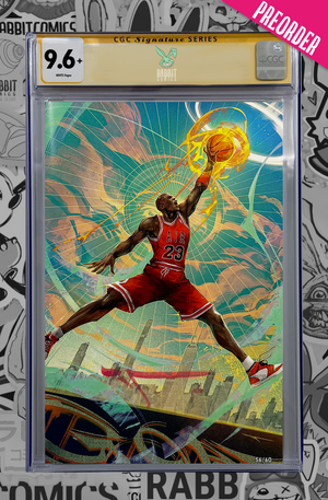 FAME: MICHAEL JORDAN #1 | IVAN TAO AIR VARIANT | CGC SS 9.8