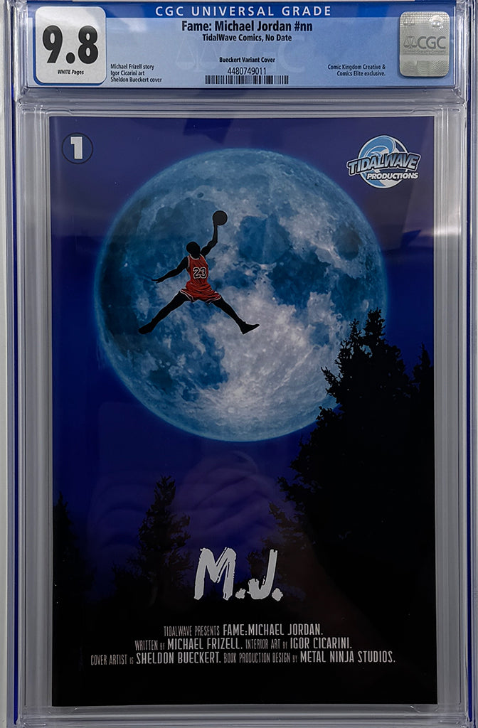 FAME: MICHAEL JORDAN #1 | Sheldon Bueckert ET HOMAGE Trade Variant | CGC 9.8