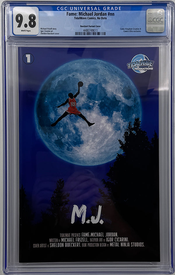 FAME: MICHAEL JORDAN #1 | Sheldon Bueckert ET HOMAGE Trade Variant | CGC 9.8