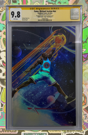 FAME: MICHAEL JORDAN #1 | IVAN TAO SPACE JAM FOIL VARIANT | CGC SS 9.8