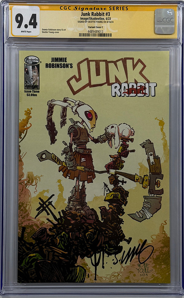 Junk Rabbit #3 | Signed By Skottie Young | CGC SS 9.4