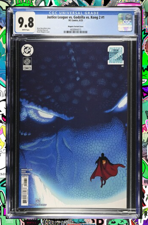 Justice League vs Godzilla vs Kong 2 #1  | Cover G 1:25 Ratio Kevin Maguire Variant | CGC 9.8