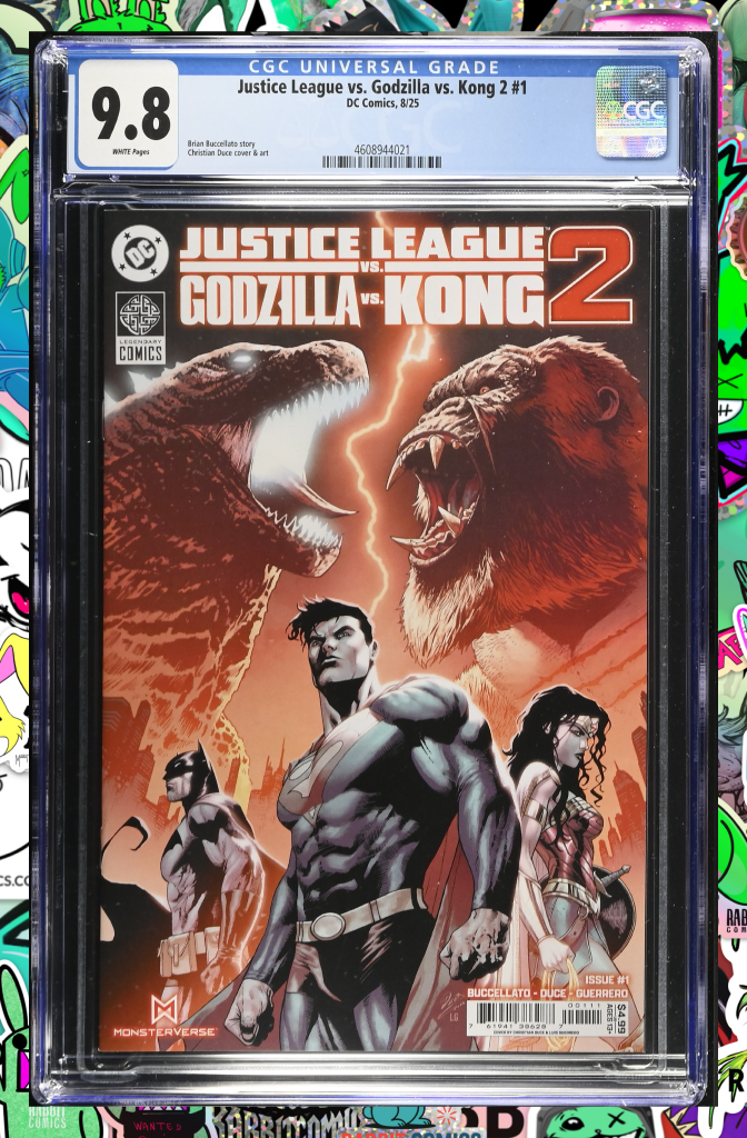 Justice League vs Godzilla vs Kong 2 #1 (Of 7) | Cover A Christian Duce | CGC 9.8