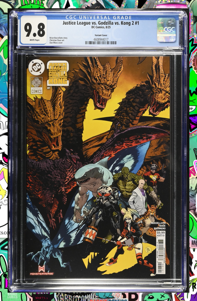 Justice League vs Godzilla vs Kong 2 #1 (Of 7) | Cover B Dan Mora  Variant | CGC 9.8