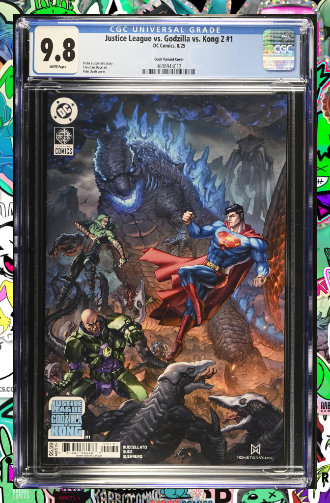 Justice League vs Godzilla vs Kong 2 #1 (Of 7) | Cover C Alan Quah Variant | CGC 9.8