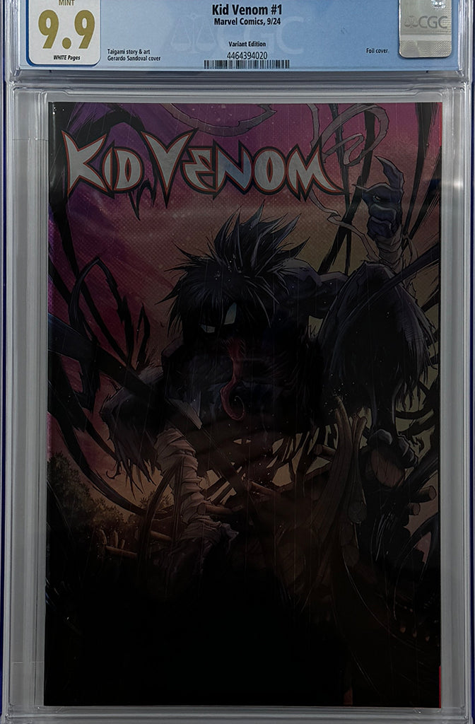 KID VENOM #1 | GERARDO SANDOVAL FOIL VARIANT | CGC 9.9