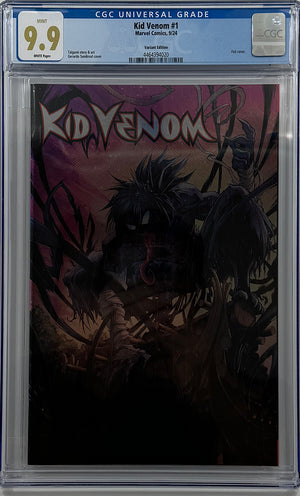 KID VENOM #1 | GERARDO SANDOVAL FOIL VARIANT | CGC 9.9