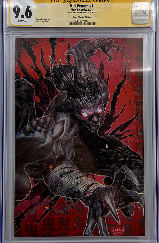Kid Venom #1 | John Giang Exclusive Virgin Variant | CGC SS 9.6