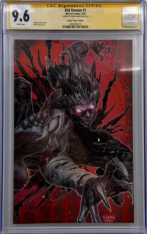 Kid Venom #1 | John Giang Exclusive Virgin Variant | CGC SS 9.6