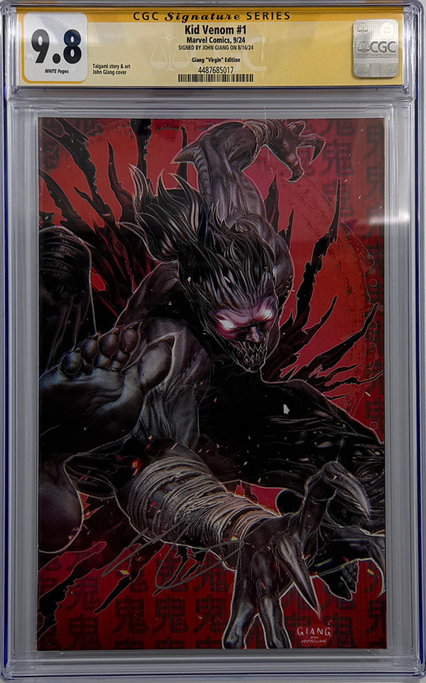 Kid Venom #1 | John Giang Exclusive Virgin Variant | CGC SS 9.8