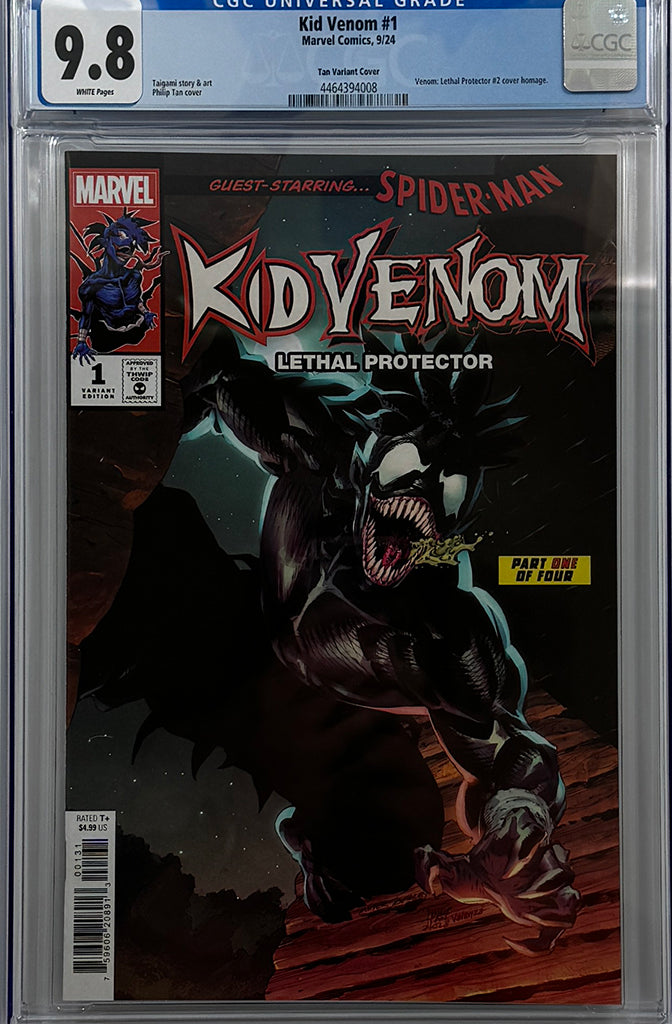 KID VENOM #1 | PHILIP TAN HOMAGE VARIANT | CGC 9.8