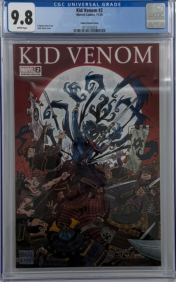 KID VENOM #2 | STAN SAKAI VARIANT | CGC 9.8