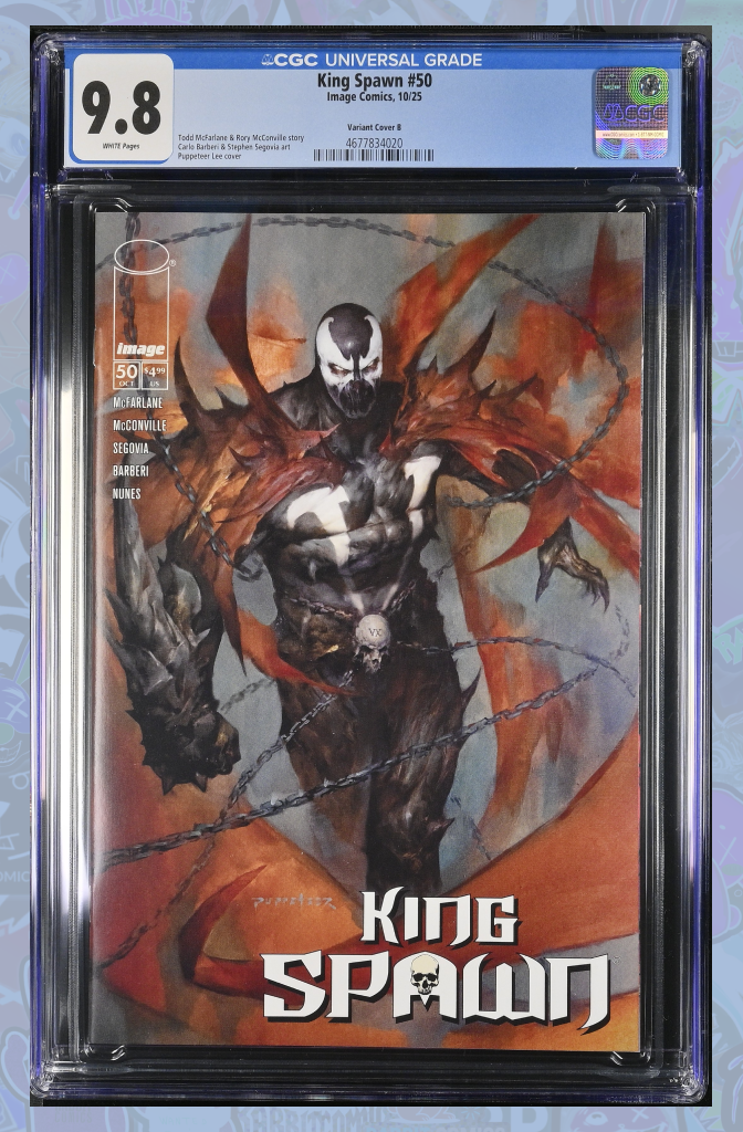 King Spawn #50 Cover B Puppeteer Lee Connecting Variant | CGC 9.8