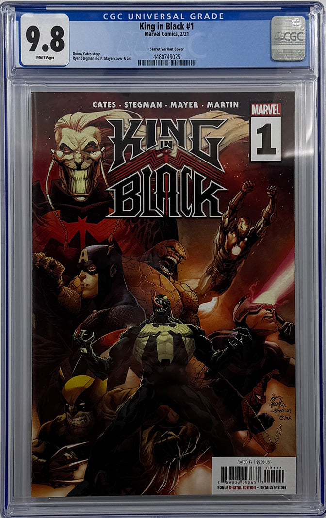 VENOM #27 RYAN STEGMAN 1:100 INCENTIVE 9.6 2024 CGC