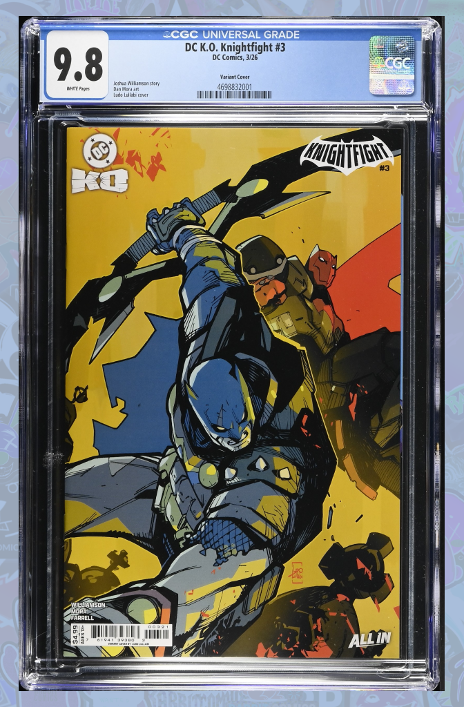 DC K.O. KNIGHTFIGHT #3 (OF 4) CVR B LUDO LULLABI CARD STOCK VAR | CGC 9.8