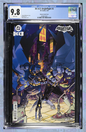 DC K.O. KNIGHTFIGHT #3 (OF 4) CVR D RILEY ROSSMO CARD STOCK VAR | CGC 9.8
