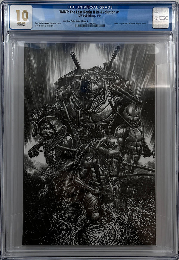 TMNT THE LAST RONIN RE-EVOLUTION #1 | MICO SUAYAN C2E2 EXCLUSIVE SKETCH VARIANT | CGC 10