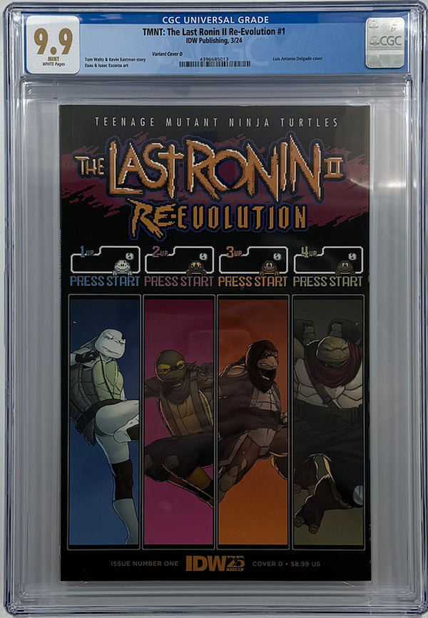 TMNT: The Last Ronin II--Re-Evolution #1  | Variant D (Delgado) | CGC 9.9