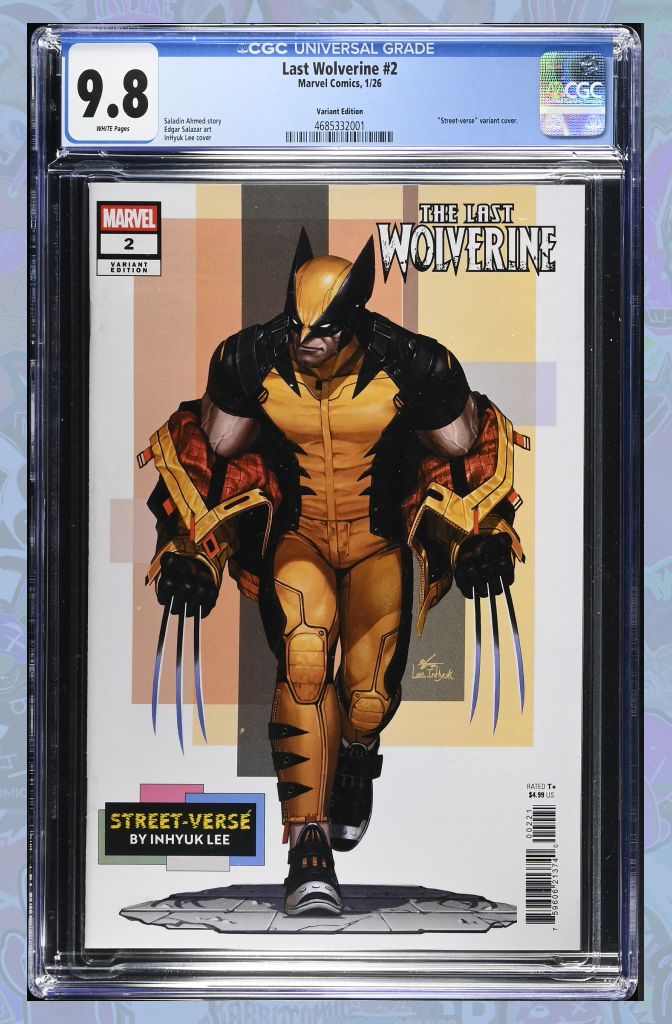 The Last Wolverine #2 Inhyuk Lee Street Verse Variant [AOR] | CGC 9.8