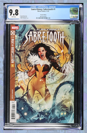 Laura Kinney: Sabretooth #1 Pablo Villalobos Variant [Aor] | CGC 9.8