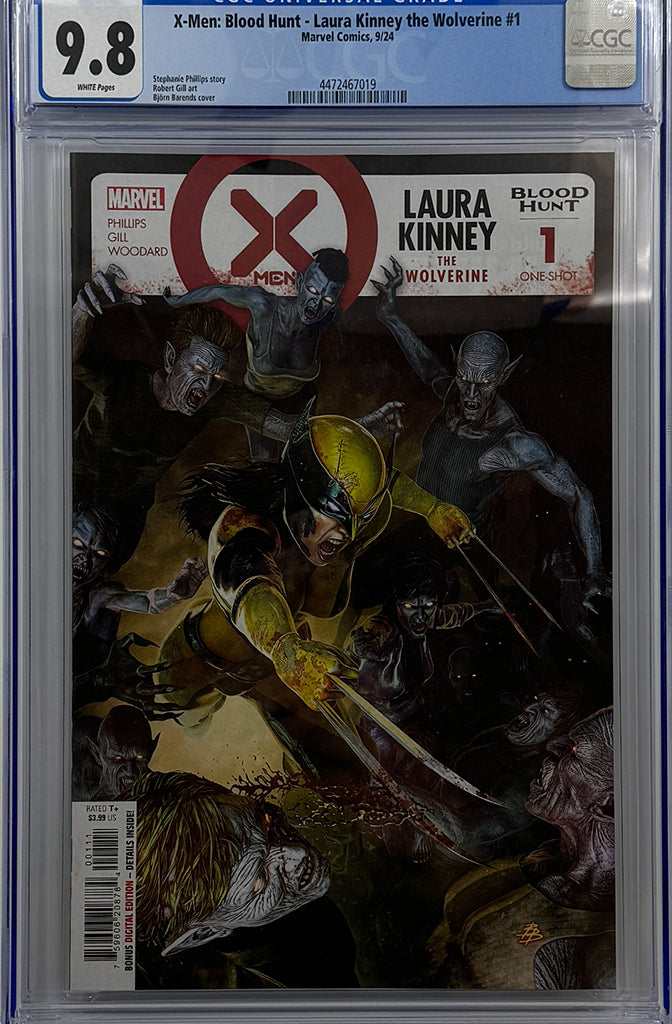 X-MEN: BLOOD HUNT - LAURA KINNEY THE WOLVERINE #1 | MAIN COVER | CGC 9.8