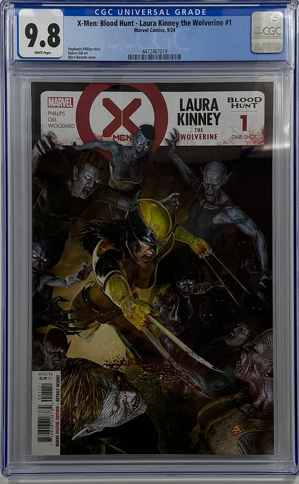 X-MEN: BLOOD HUNT - LAURA KINNEY THE WOLVERINE #1 | MAIN COVER | CGC 9.8