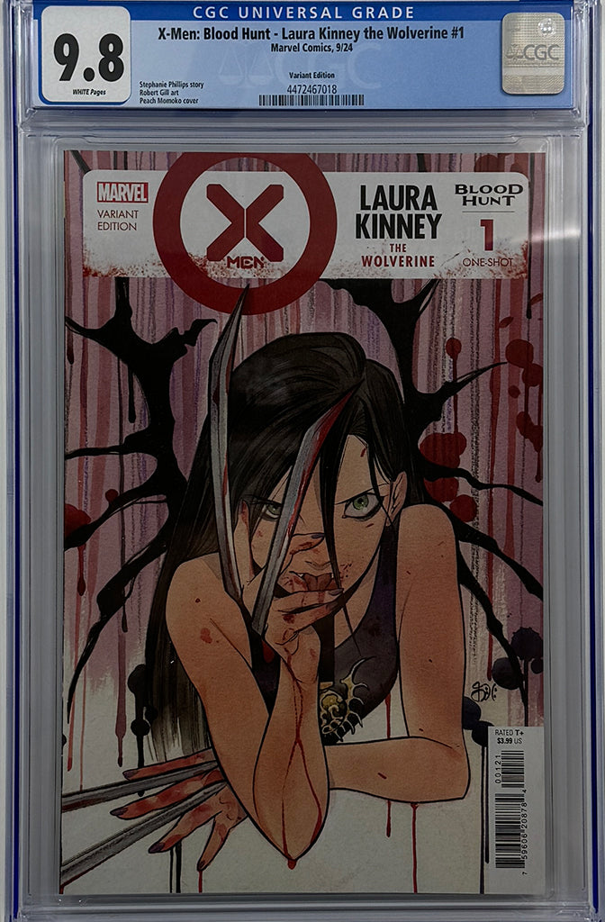 X-MEN: BLOOD HUNT - LAURA KINNEY THE WOLVERINE #1 | PEACH MOMOKO VARIANT | CGC 9.8