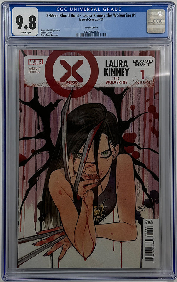 X-MEN: BLOOD HUNT - LAURA KINNEY THE WOLVERINE #1 | PEACH MOMOKO VARIANT | CGC 9.8