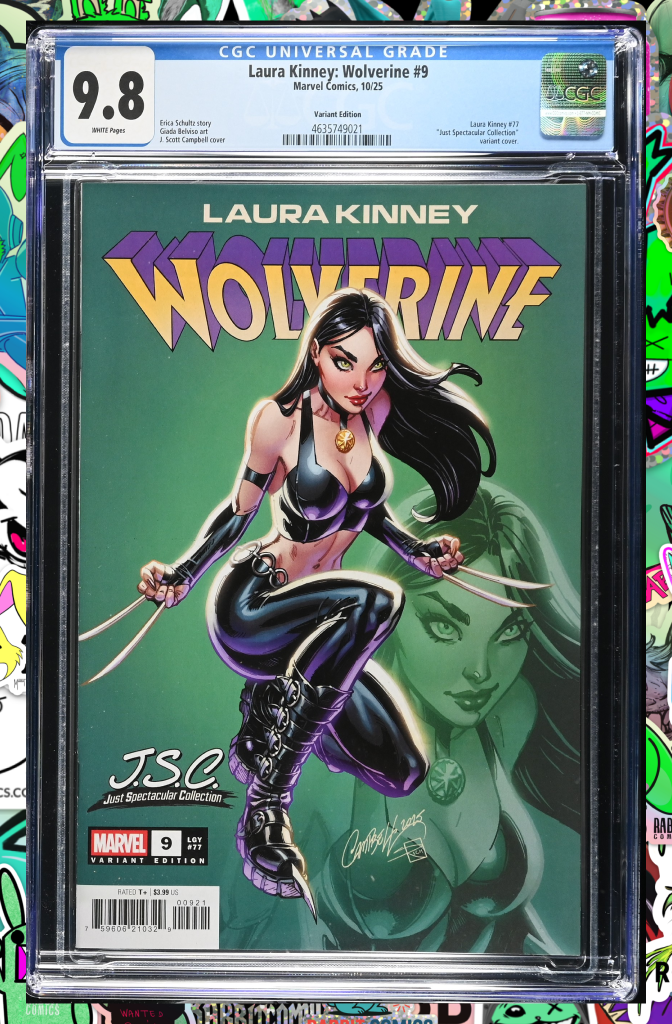 Laura Kinney: Wolverine #9 J. Scott Campbell Just Spectacular Collection Variant | CGC 9.8