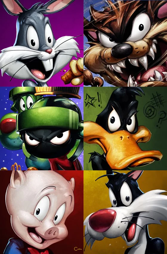 Looney Tunes #1 | Clayton Crain MegaCon Virgin Variant