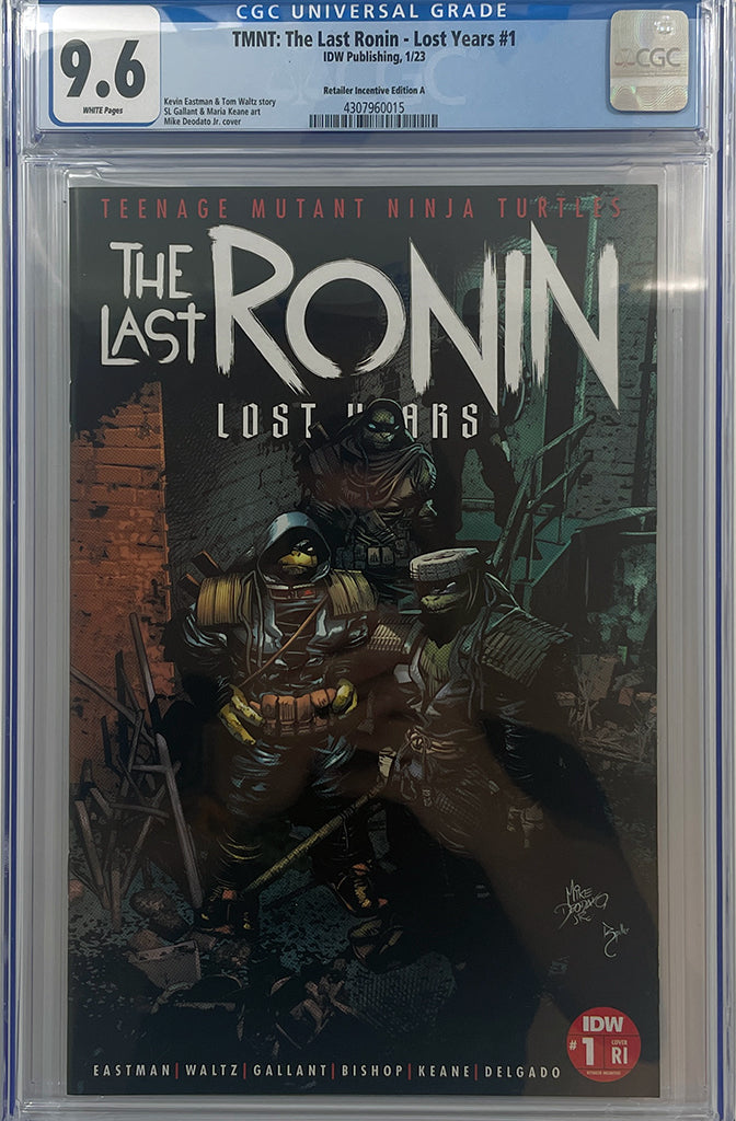 TMNT LAST RONIN LOST YEARS #1 | 1:25 Incentive Ratio | CGC 9.6