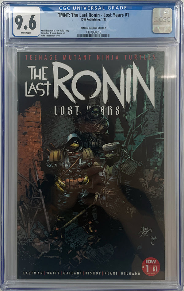 TMNT LAST RONIN LOST YEARS #1 | 1:25 Incentive Ratio | CGC 9.6