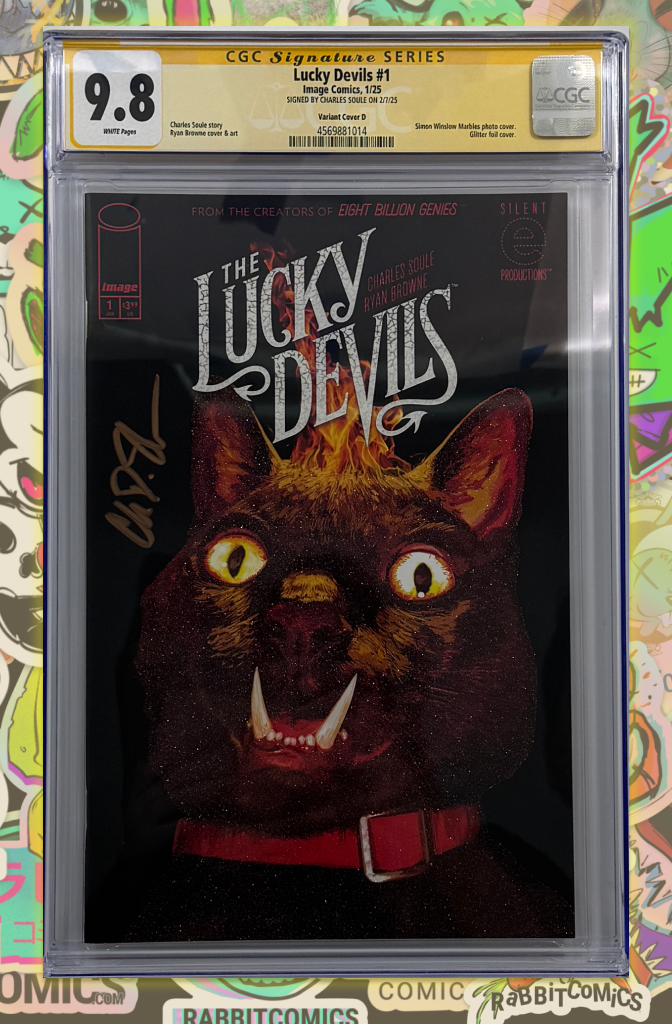 LUCKY DEVILS #1 (OF 9) | 1:25 RATIO VARIANT | SIGNED BY CHARLES SOULE | CGC SS 9.8