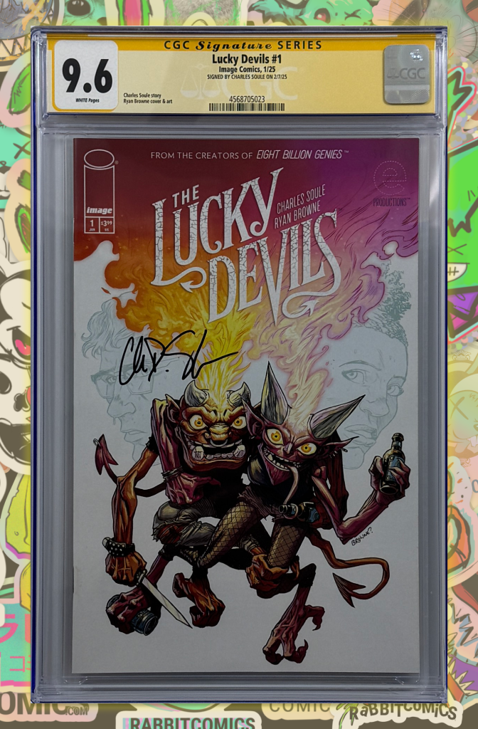 LUCKY DEVILS #1 (OF 9) | CVR A RYAN BROWNE | SIGNED BY CHARLES SOULE | CGC SS 9.6