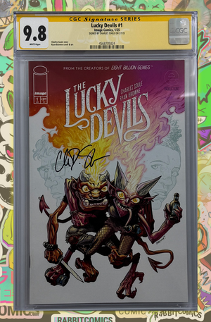 LUCKY DEVILS #1 (OF 9) | CVR A RYAN BROWNE | SIGNED BY CHARLES SOULE | CGC SS 9.8