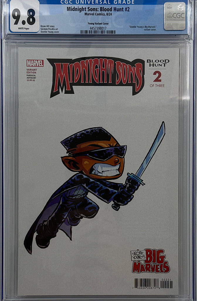 MIDNIGHT SONS: BLOOD HUNT #2 | SKOTTIE YOUNG'S BIG MARVEL VARIANT | CGC 9.8