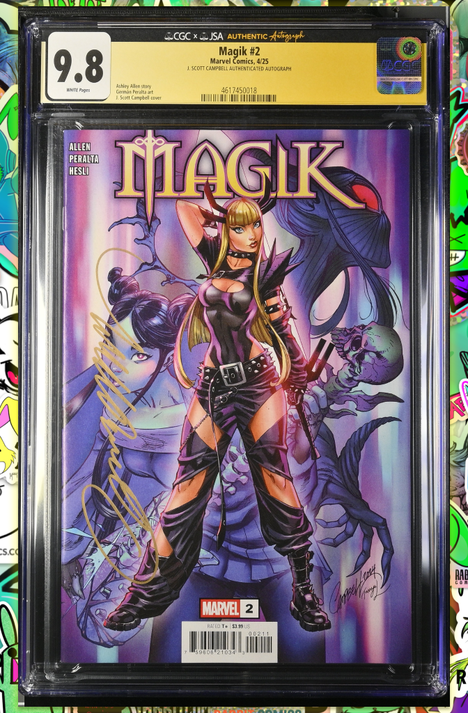MAGIK #2 | MAIN COVER | SIGNED BY J. Scott Campbell | CGC SS 9.8 (JSA)