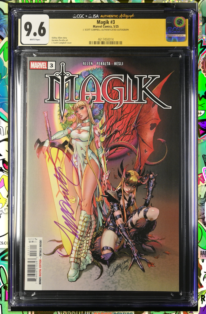 Magik #3 | Main Cover | J.Scott Campbell Cover | Signed by J. Scott Campbell | CGC SS 9.6 (JSA)