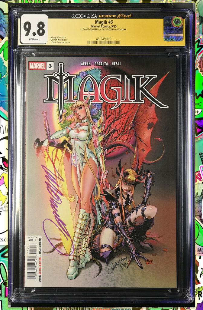 Magik #3 | Main Cover | J.Scott Campbell Cover | Signed by J. Scott Campbell | CGC SS 9.8 (JSA)