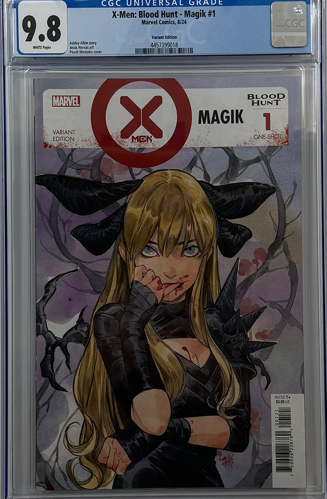 X-MEN: BLOOD HUNT - MAGIK #1 | PEACH MOMOKO VARIANT | CGC 9.8