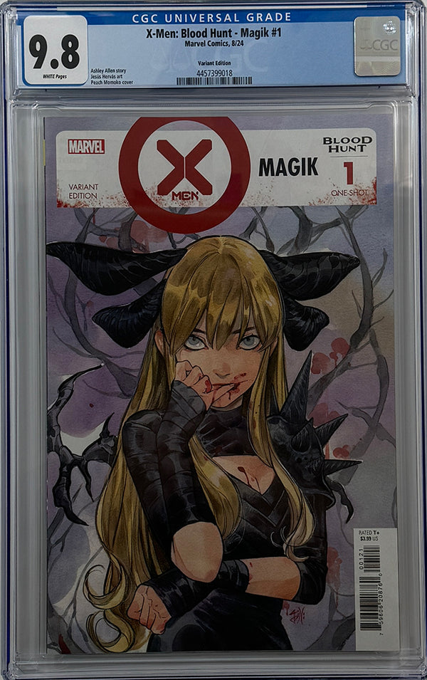 X-MEN: BLOOD HUNT - MAGIK #1 | PEACH MOMOKO VARIANT | CGC 9.8