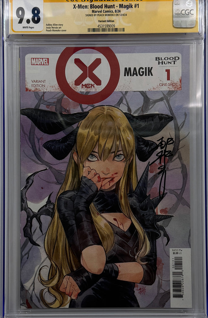 X-MEN: BLOOD HUNT - MAGIK #1 | PEACH MOMOKO VARIANT | CGC 9.8