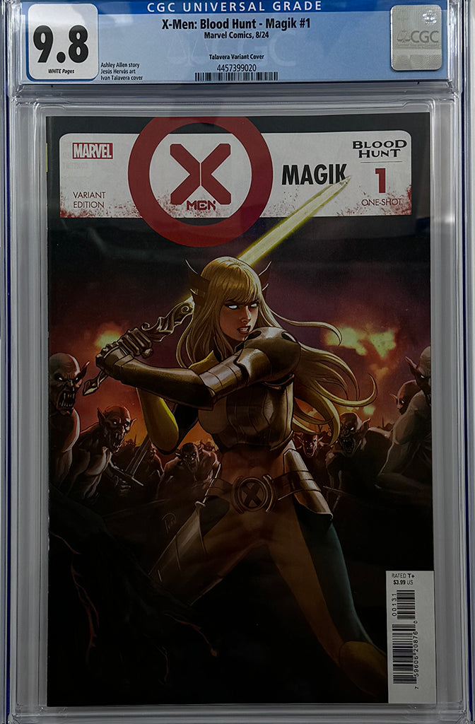 X-MEN: BLOOD HUNT - MAGIK #1 | IVAN TALAVERA MAGIK VARIANT | CGC 9.8