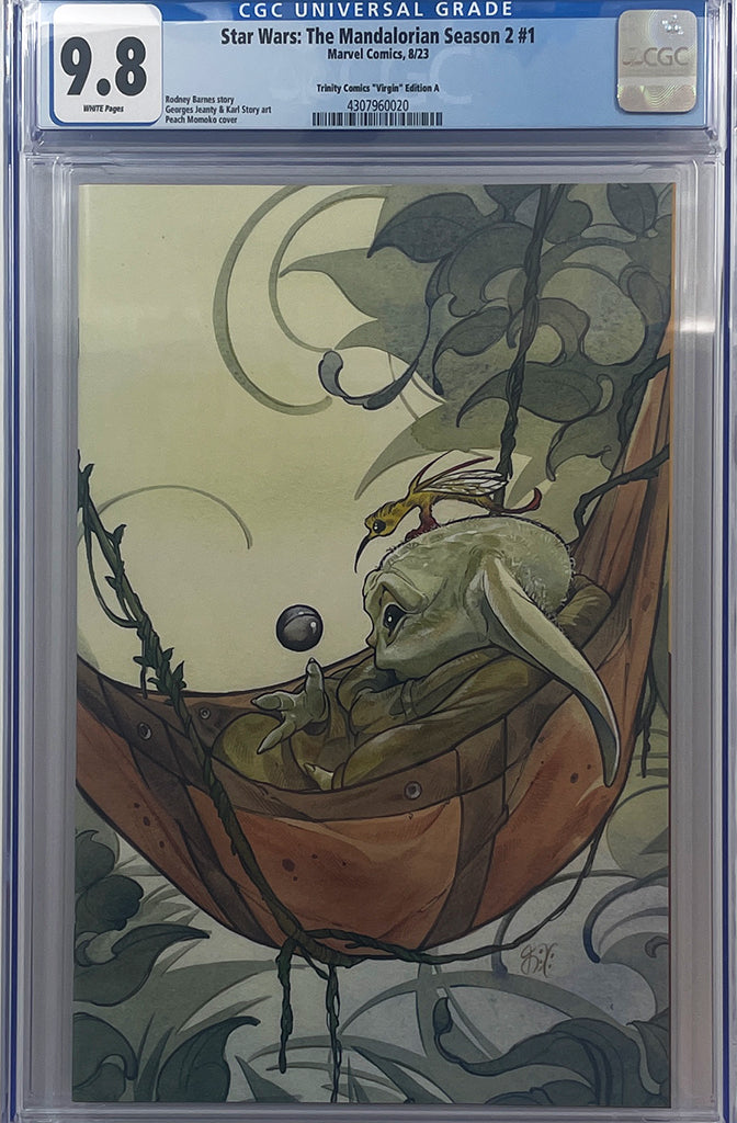 THE MANDALORIAN #1 S2 | PEACH MOMOKO SDCC VIRGIN VARIANT | CGC 9.8