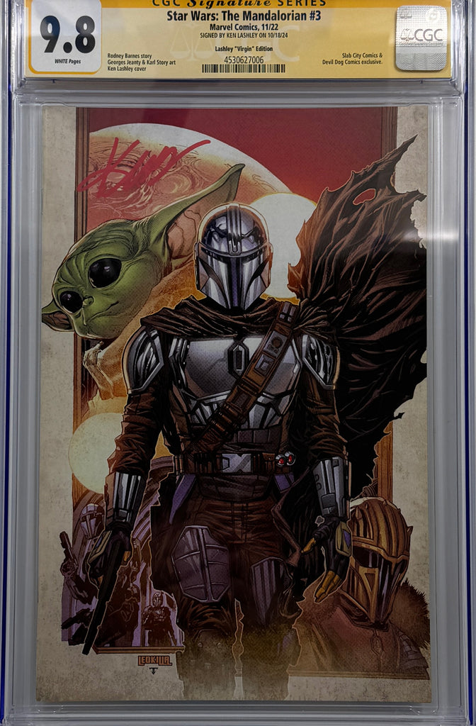 Star Wars: The Mandalorian #3 | Ken Lashley Virgin Variant | CGC SS 9.8
